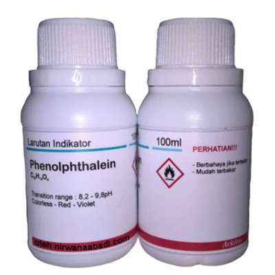 Phenolphtalein 200 ml Bahan Kimia